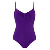 Energetiks Alexandra Camisole Leotard in Purple front view