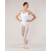 Energetiks Alexandra Camisole Leotard Womens in White dancer front view
