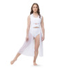 Studio 7 Dancewear Convertible Mesh Overdress Adult Sizes in White