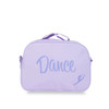 Energetiks Everleigh Small Dance Bag with Handle and Strap in Purple, front view