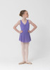 Studio 7 Dancewear Classic Christina Dance Skirt in Jacaranda – Girls Front View