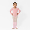 Studio 7 Dancewear Essential Class Warm Up Top for Children in Ballet Pink, front view