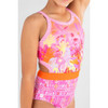 Sylvia P Bonita Cheeta Gymnastics Leotard Tropical Prints 