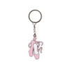 Energetiks Soft Enamel Pointe Shoe Keyring Gift Accessory in Pink