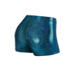 Energetiks Oakley boyleg short in aqua, back view