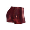 Energetiks Oakley boyleg short in  red, back view