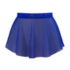 Energetiks Natalia Mesh Pull On Dance Skirt Adult Sizes Cobalt Blue