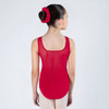 Energetiks Lexi Mesh Ballet & Dance Leotard in Red back view