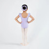 Energetiks Emery Frill Sleeve Dance Leotard in Lilac dancer back view