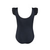 Energetiks Emery Frill Sleeve Dance Leotard in Black back view