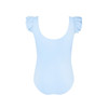 Energetiks Emery Frill Sleeve Dance Leotard in Baby Blue back view
