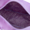 Capezio Eloise Ruffle Adjustable Crossbody Strap Dance Bag in Lavender, detailed view