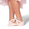 Capezio Motion Knit Upper and Split Sole Ballet Slipper in Light Pink