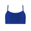 Energetiks Teagan Racer Back Dance Crop Top in Cobalt, Children Sizes, front view