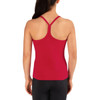 Dancer back view wearing Energetiks Teagan Singlet in Red, children’s sizes