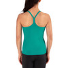 Dancer back view wearing Energetiks Teagan Singlet in Vibrant Green, children’s sizes