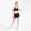 Energetiks Morgan 2-in-1 Dance Short Children's Sizes in Black, dancer front view