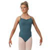 Studio 7 Dancewear Maya Camisole Dance Leotard Adult Sizes in Teal, dancer front view