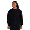 Energetiks Sydney Oversized Fit Crew Sweater Adult Sizes in Black, woman dancer front view