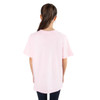 Energetiks Graphic Parker Round Neck Dance Tee Adult Sizes in Candy, dancer back view