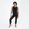 Energetiks Caleb Round Neck Broad Straps Tank Top Men's Sizes in Black, dancer front view