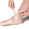 Capezio 7/8" Single-Faced Satin Nylon Ribbon for Pointe Shoe in European Pink