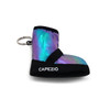Capezio Mini Metallic Polyester Bootie Design Keychain in Metallic Rainbow