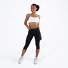 Energetiks Keira High Cut Waist Capri Legging Womens Sizes