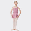 Studio 7 Dancewear Premium Wrap Ballet Skirt in Ballet Pink – Girls Front View