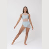 Studio 7 Dancewear Hailey Dress woman wearing Pale Blue
