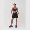 Studio 7 Dancewear Studio Track Short girl wearing, front view