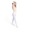 Capezio Ultra Soft Transition seamless dance tights for adults in white