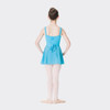 Studio 7 Dancewear Premium Wrap Ballet Skirt in Turquoise – Womens Back View