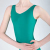 Energetiks Charlotte Ballet & Dance Leotard Children's Sizes in Green, dancer front view