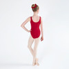 Energetiks Charlotte Ballet & Dance Leotard Children's Sizes in Red, dancer back view