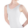 Energetiks Charlotte Ballet & Dance Leotard Children's Sizes in White, dancer front view