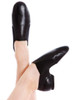 Energetiks Slip On Split Sole Jazz Boot in Black, side view