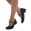 Energetiks Debut Low Heel Buckle Strap Tap Shoes Adult Sizes in Black