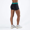 Energetiks Claudia Cross V Band Contrast Short Adult Sizes in Vibrant Green, dancer back view