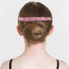 Studio 7 Dancewear Satin Hair Bows Built-In Plastic Comb in dusty pink