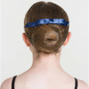 Studio 7 Dancewear Satin Hair Bows Built-In Plastic Comb in navy