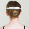 Studio 7 Dancewear Satin Hair Bows Built-In Plastic Comb in pale blue