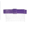 Energetiks Velvet Hair Bow with Comb for Dance & Performance in Jacaranda