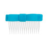 Energetiks Velvet Hair Bow with Comb for Dance & Performance in Turquoise