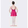  Girl in Mulberry Studio 7 chiffon mock wrap skirt, back view