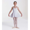  Girl in White Studio 7 chiffon mock wrap skirt, front view