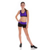 Energetiks Womens Kylie Gymnastics Shorts worn by dancer in Party Purple