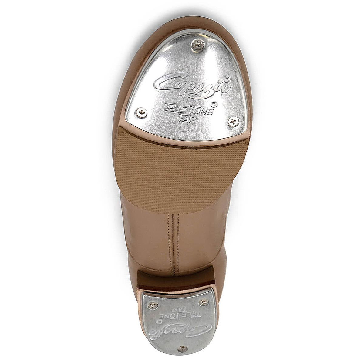 Capezio Riff Slip On Leather Tap Shoes Split Sole Adult Size