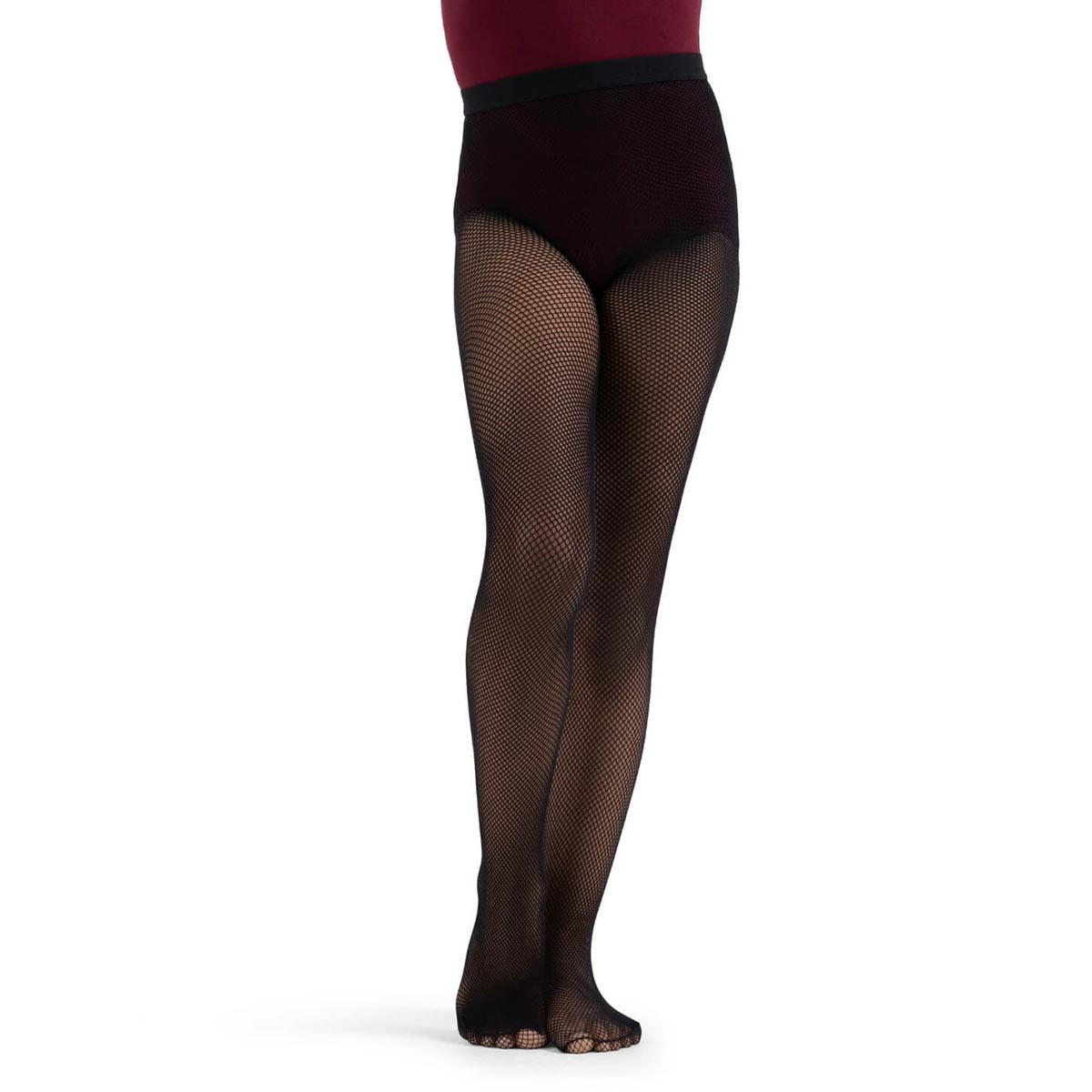 Capezio Classic Seamless Footed Fishnet Tights Children Size