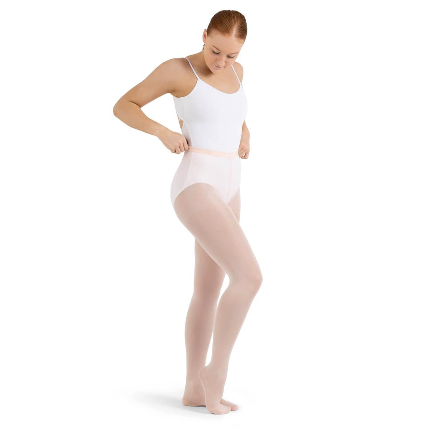 Capezio Seamless Hold and Stretch Soft Footed Tights Adults